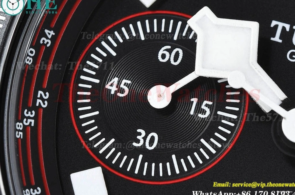 M+F Pelagos TI Chrono Black FXD NY Car A7750 43mm Dial 0119